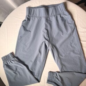 blue athletic pants, womens, size small